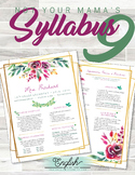 Nontraditional Syllabus Template #9 (GOOGLE DRAWINGS!)