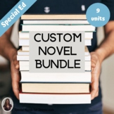 Custom Novel Study Bundle of 9 favorites