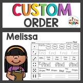 Custom Order 1st Grade Sight Word Bundle