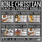 Christian Bible Stories Lessons for Kids Worksheets Bullet