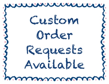 Preview of Custom Order Requests
