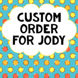 Custom Order for Jody