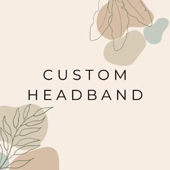 Preview of Custom Paper Crown, Paper Headband, PDF, Digital Download