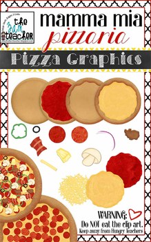 Preview of Custom Pizza  Graphics / Clipart Collection