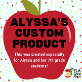 Custom Product for Alyssa and Her Students