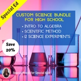 Custom Science Bundle for High School Special Education