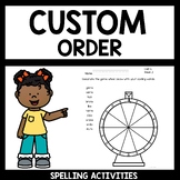 Custom Spelling Activites