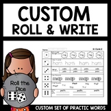 Custom Spelling Word Practice Pages