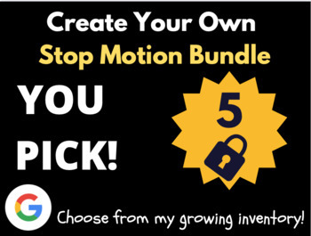 Preview of Custom Stop Motion Animation Bundle: 5 | Think Outside the Box Thursday