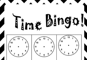 Preview of Custom Time Bingo