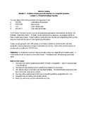 Custom Worksheet - code.org Module 1 Problem Solving Process - Spaghetti Tower