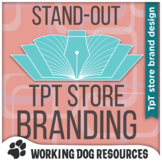 Custom logo design and TpT store branding
