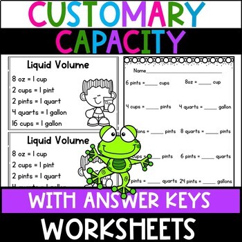 Converting Volumes (cups, pints, quarts and gallons) - Capacity Conversion