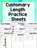 Customary Length Practice Sheets