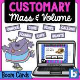 Customary Mass and Volume Measurement Self-Checking Boom Cards