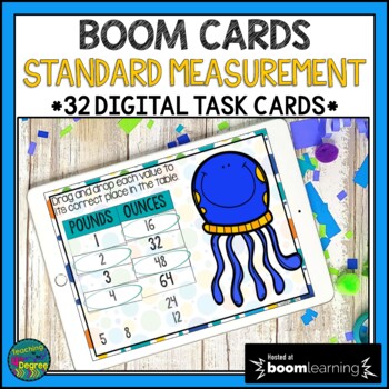 Preview of Customary Measurement BOOM Cards