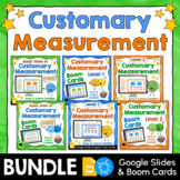 Customary Measurement Boom Cards and Google Slides Bundle 