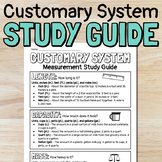 FREE Customary System Measurement Study Guide for Length, 