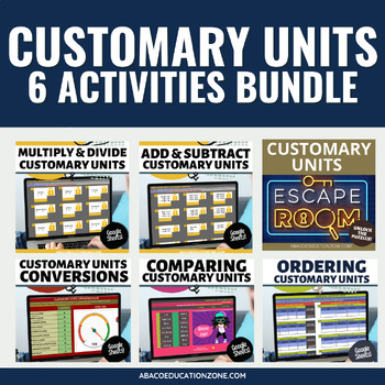 Preview of Customary Units Activities Bundle