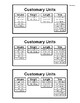 customary unit conversion chart