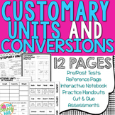 Customary Units and Conversions - Common Core Aligned 4MD1