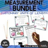 Customary Units of Length 4th Grade Measurement Math BUNDLE