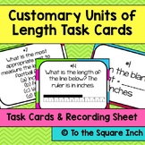 Customary Units of Length Task Cards | Math Center Practic