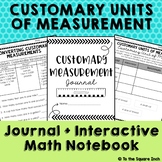 Customary Units of Measure Journal