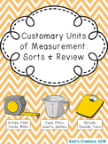 Customary Units of Measurement (Sorts & Review)