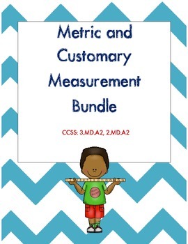 Measurement Bundle: Customary and Metric CCSS Aligned by Elementary ...
