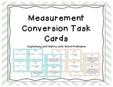 Customary and Metric Measurement Conversion Task Cards