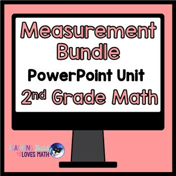 Preview of Customary and Metric Measurement Math Unit Bundle 2nd Grade Distance Learning
