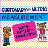 Customary and Metric Measurement Pre-test and Word Sorts