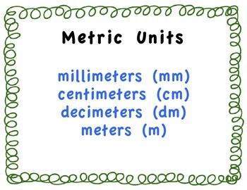 Customary and Metric Measurement posters by Katie Mcnutt | TpT