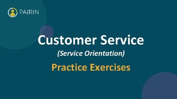 Preview of Customer Service Activities with Rubric