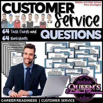 Preview of Career Readiness Skills | Customer Service Writing and Discussion Questions