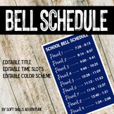 Customizable Bell Schedule