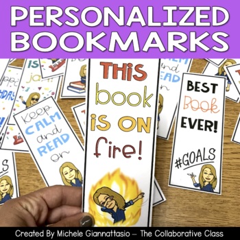Preview of Personalized Bookmarks | Add Your Own Avatar
