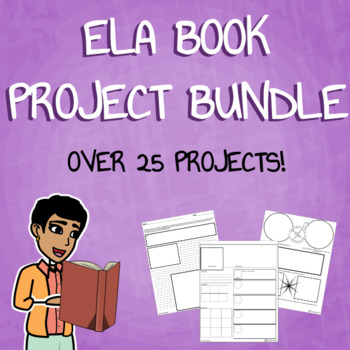 Preview of Customizable Book Report Project Bundle
