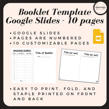 Preview of Customizable Book Template: Ignite Creativity and Learning with Google Slides