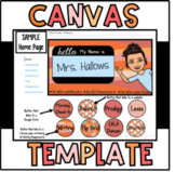 Customizable Canvas Course Template (Digital Classroom) wi