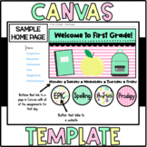 Customizable Canvas Course Template (Digital Classroom) wi