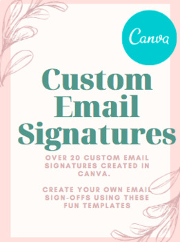 Preview of Customizable Email Signatures