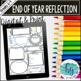 Customizable End of Year Reflection Doodle Page (Print and