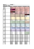 Customizable Excel Academic Planner/Calendar