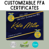 Customizable FFA Certificates