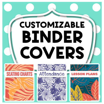 Preview of Customizable Floral Binder Covers