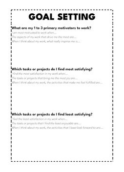 Preview of Customizable Goal Setting Student Template: PDF & Digital