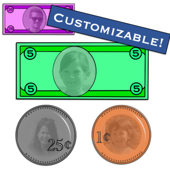 Editable Money Templates #2 by Doodle Dad Designs | TPT