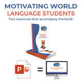 Customizable PPT presentation to motivate world language students